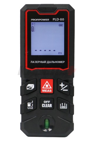 Дальномер лазерный E0269 PROFIPOWER 80 метров PLD-80