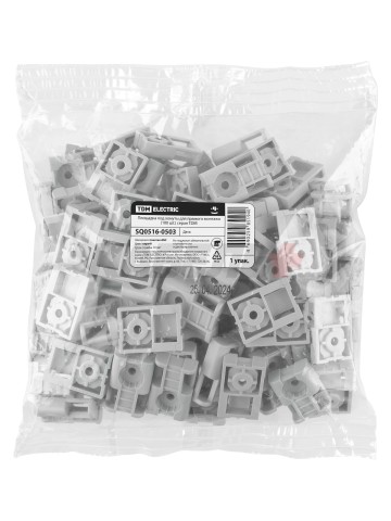 Площадка под хомуты для прямого монтажа (100 шт.) серая TDM