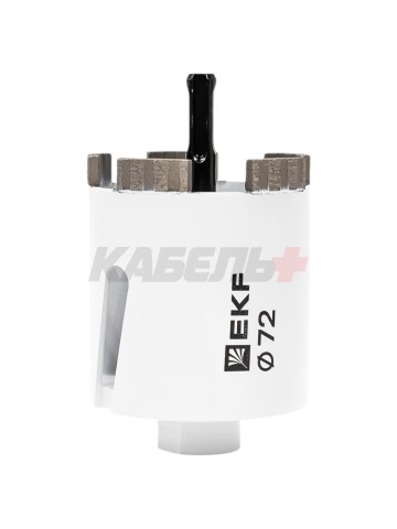 Коронка алмазная Turbo Fast 72 DCH-72TRB Laser M16 EKF Expert