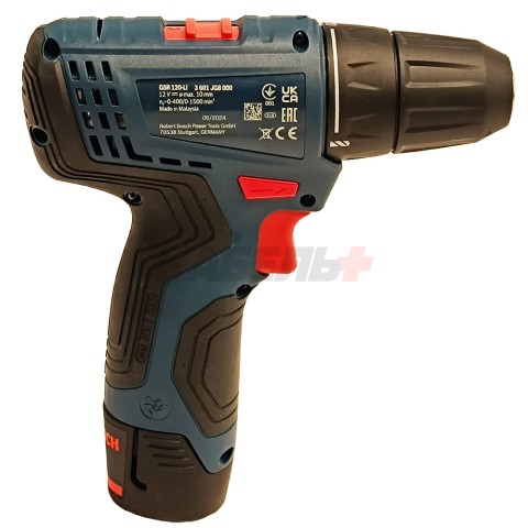 Шуруповерт GSR 120-LI аккумуляторный (30Nm / 2*2.0Ah / Кейс), BOSCH