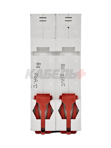 Автоматический выключатель YON max типа MD63S, 4,5кА, 2 полюса, хар-ка C, 25А DKC