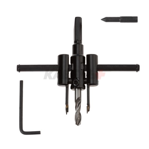 Сверло по дереву Балеринка, регулируемое, 30-120мм KRANZ