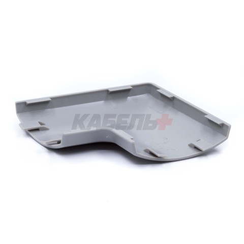 Угол плоский для напольного канала 75х17 мм APSP G, цвет серый DKC