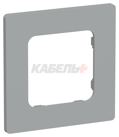 FLITE Рамка 1-местная РУ-1-К-ФлС серый IEK