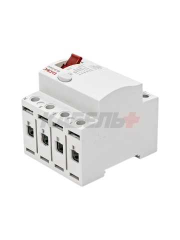 Устройство защитного отключения УЗО ВДТ YON MAX MDL100, 4P, 30mA, 40A, тип АС DKC