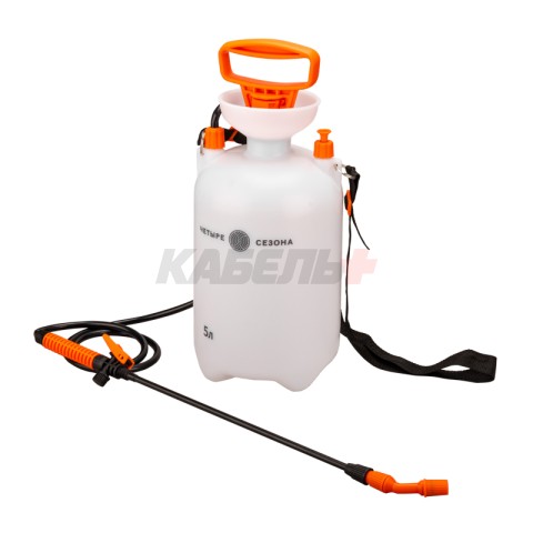 Опрыскиватель садовый помповый для растений и цветов 5л ЧЕТЫРЕ СЕЗОНА