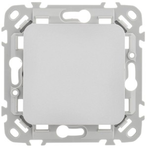 FLITE Выключатель 1-клавишный 10А ВС11-1-0-ФлА алюминий IEK