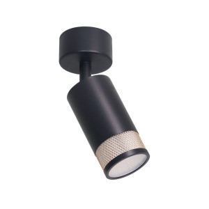 Светильник WOLTA WSL-GU10/S12BG под лампу GU10 Черный / золотой RETE