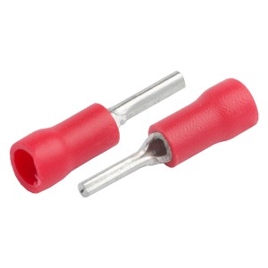 Наконечник НШКИ (штыревой круглый) GNPI-1,25-22-50 Красный, 50 штук