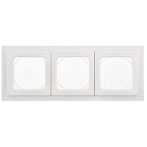 FLITE Рамка 3-местная IP55 Рпро-3-55-ФлБ белый IEK