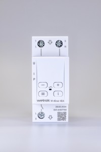 Реле напряжения с контролем тока Welrok VI-40 red