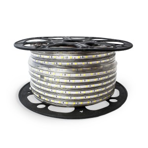 Лента Gauss LED 2835/120-SMD 7W 220V 600lm/m 6000K (10х6мм) IP67 (20м)