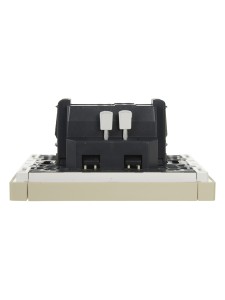 FORTE&PIANO Выключатель 1-клавишный с индикацией 10А FP402 ваниль IEK