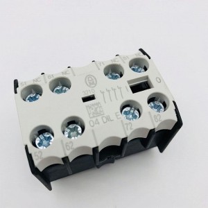 Блок-контакт вспом. 04DILE, 4NC, 4A(230VAC), фронт. монтаж, для DILER-22, DILER-40/31(-G), DILEM-10/01/40(-G)