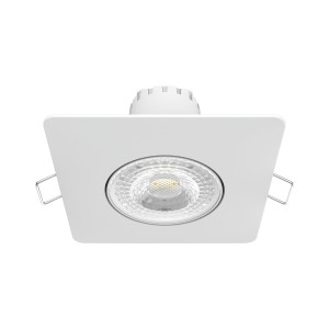 Светильник Gauss Downlight квадрат 6W 500lm 3000K 100-265V IP20 монтаж Ø65 90*56мм белый LED 1/40