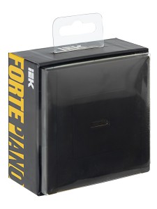 FORTE&PIANO Розетка HDMI FP140 черный IEK