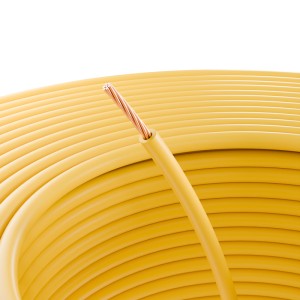 Провод ПГВА 1х1,00мм², желтый, бухта 100м REXANT