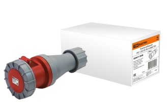 Розетка кабельная IP67 125А 3P+PE+N 380В TDM