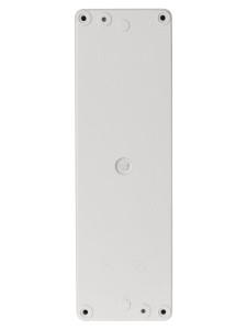 Корпус КП104 c козырьком для кнопок, 4 места, ABS желтый, IP66 TDM
