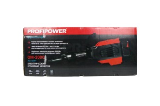 Отбойный молоток электрический E0301 PROFIPOWER ОМ-2000 (2000Вт, 65Дж, HEX30)