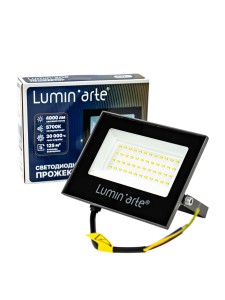 Светодиодный прожектор LUMIN'ARTE LFL-50W/06 50Вт 5700К IP65 4000лм серый корпус 140х103х28 1/40
