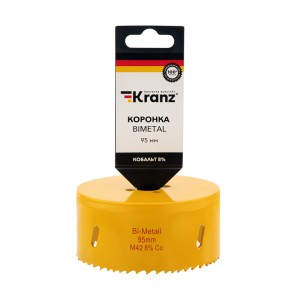 Коронка Bimetal 95мм KRANZ