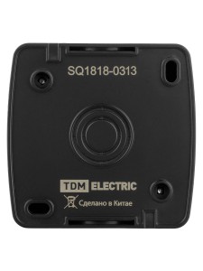 Розетка 2П+З открытой установки IP54 16А с крышкой графит "Селигер" TDM