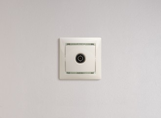 VALENA Розетка TV тип звезда белый