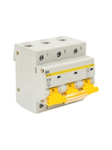 KARAT Автоматический выключатель ВА47-100 3P C 63А 10кА IEK