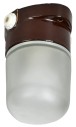 TERMA Светильник термостойкий для бани и сауны НПБ 450-2 IP54 60Вт коричневый GENERICA