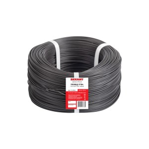 Провод ПГВА 1х0,75мм², черный, бухта 100м REXANT