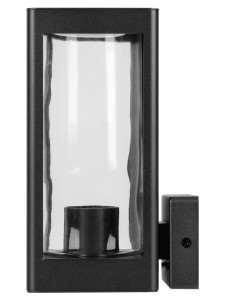 Светильник садово-парковый "Онтарио" 60 Вт, вверх, алюм., прозрачное/черный, Е27, TDM