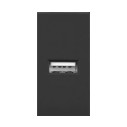 Noen - Розетка USB Type A, 1М, 5V, 2,1A, черная