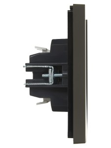 FORTE&PIANO Выключатель 2-клавишный с индикацией 10А FP306 серый IEK