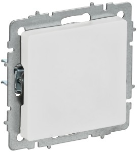 BRITE Заглушка с суппортом МЗ10-БрАБ арктический белый IEK