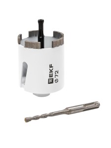 Коронка алмазная Turbo Fast 72 DCH-72TRB Laser M16 EKF Expert