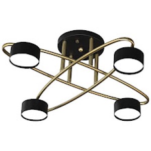 Светильник N6658/4 золото/чёрный