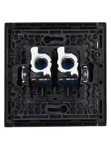 FORTE&PIANO Розетка компьютерная двойная RJ45 кат.6 FP134 черный IEK