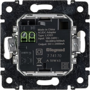 VALENA Розетка USB A+A 15Вт слоновая кость