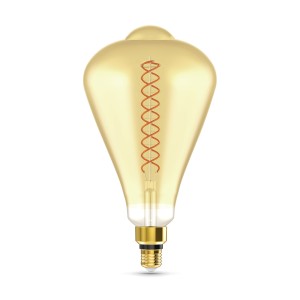 Лампа Gauss Filament ST164 8.5W 660lm 2000К Е27 golden flexible LED 1/6