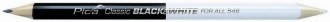 Карандаш разметочный универсальный PICA CLASSIC For All Black & White, 23 см