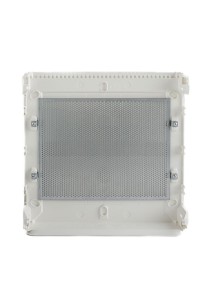 Щит открытой установки Multimedia, (377х390х99), IP 40// Hager - Golf (Белая с перфорацией)