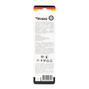 Сверло-фреза по металлу 5мм, HSS, ТИТАН, цилиндрический хвостовик (1 шт/уп) KRANZ