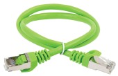 ITK Коммутационный шнур (патч-корд) кат. 6 FTP PVC 3м зеленый