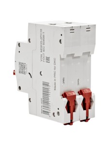 Автоматический выключатель YON max типа MD63S, 4,5кА, 2 полюса, хар-ка C, 10А DKC