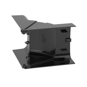 Угол внутренний 90х50 мм, изменяемый черный DKC