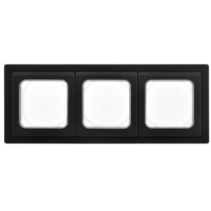 FLITE Рамка 3-местная IP55 Рпро-3-55-ФлЧ черный IEK