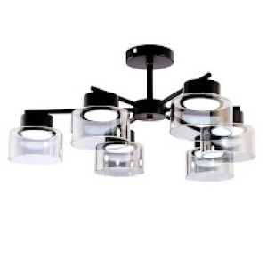 Светильник X-GX53 1074/6 чёрный