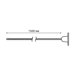 Комплект тросовых подвесов (2шт. по 1,5м)