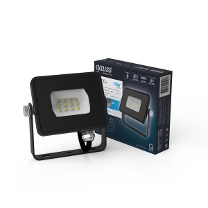 Прожектор Gauss Qplus 10W 1100lm 6500K 200-240V IP65 черный LED 1/20